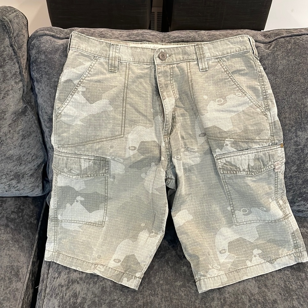 Digital Camo Cargo Shorts